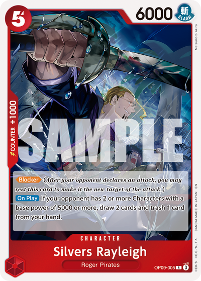 Silvers Rayleigh OP09-005_r1 One Piece Card The Best Vol. 2 One Piece Karte