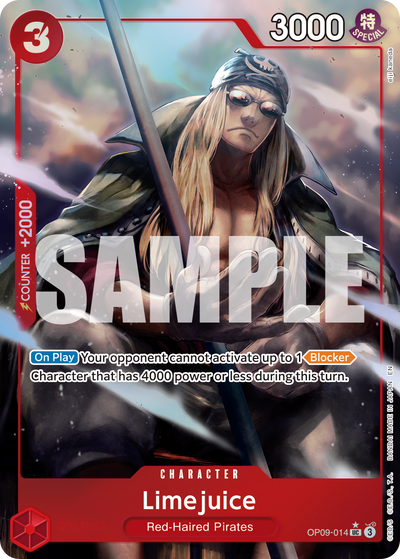 Limejuice OP09-014 (Parallel 2) One Piece Card The Best Vol. 2 One Piece Karte