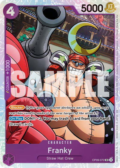 Franky OP09-072_r1 One Piece Card The Best Vol. 2 One Piece Karte