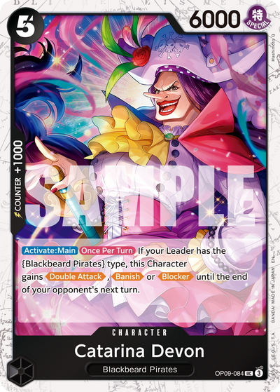 Catarina Devon OP09-084 (Parallel 1) One Piece Card The Best Vol. 2 One Piece Karte