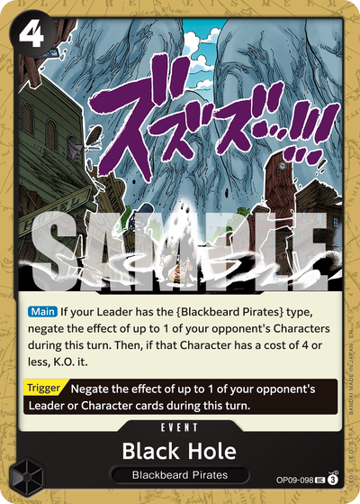 Black Hole OP09-098_r1 One Piece Card The Best Vol. 2 One Piece Karte