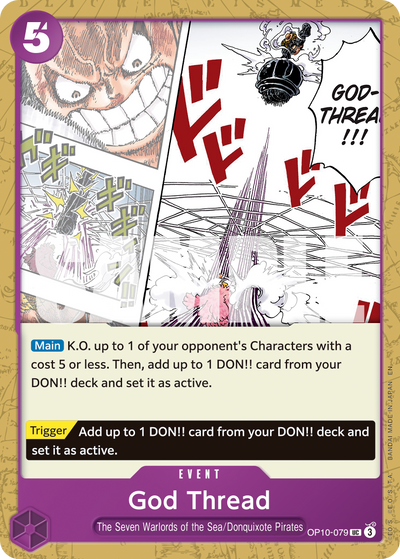 God Thread OP10-079_r1 One Piece Card The Best Vol. 2 One Piece Karte