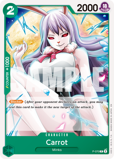 Carrot P-070_r1 One Piece Card The Best Vol. 2 One Piece Karte