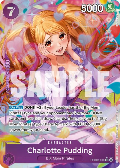 Charlotte Pudding PRB02-010 (Parallel 1) One Piece Card The Best Vol. 2 One Piece Karte