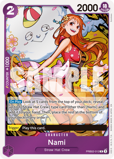 Nami PRB02-012 One Piece Card The Best Vol. 2 One Piece Karte