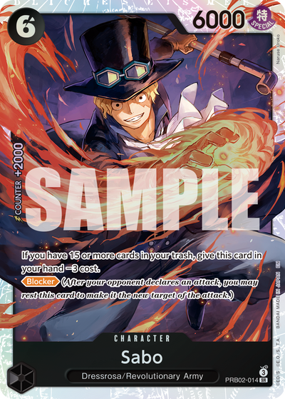 Sabo PRB02-014 One Piece Card The Best Vol. 2 One Piece Karte