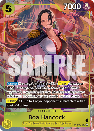 Boa Hancock PRB02-017 (Parallel 1) One Piece Card The Best Vol. 2 One Piece Karte