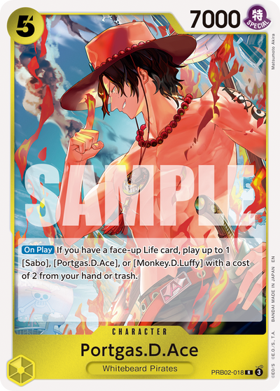 Portgas.D.Ace PRB02-018 One Piece Card The Best Vol. 2 One Piece Karte