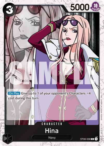 Hina ST06-008 (Parallel 1) One Piece Card The Best Vol. 2 One Piece Karte