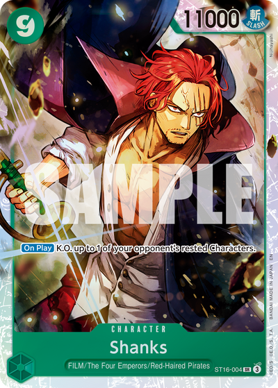 Shanks ST16-004_r1 One Piece Card The Best Vol. 2 One Piece Karte