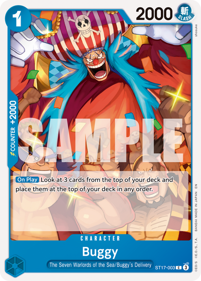 Buggy ST17-003_r1 One Piece Card The Best Vol. 2 One Piece Karte