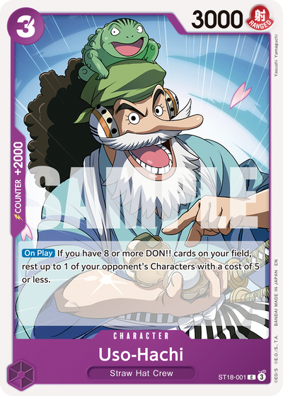 Uso-Hachi ST18-001_r1 One Piece Card The Best Vol. 2 One Piece Karte
