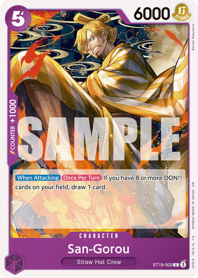 San-Gorou ST18-003_r1 One Piece Card The Best Vol. 2 One Piece Karte