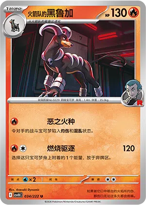 Team Rockets Hundemon 034/222 Chasing Glory Together Pokémon Karte