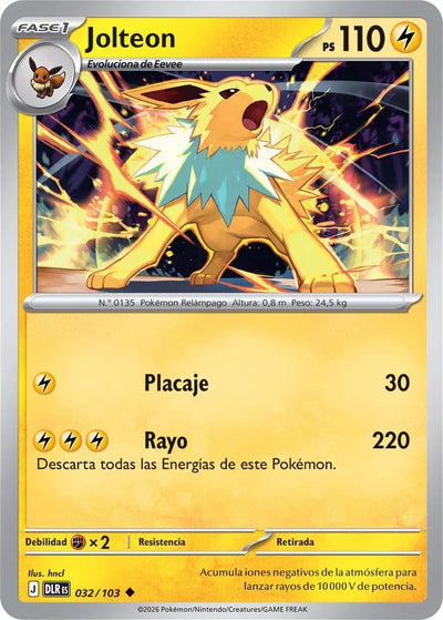 Blitza 032/103 Delta-Herrschaft Pokémon Karte