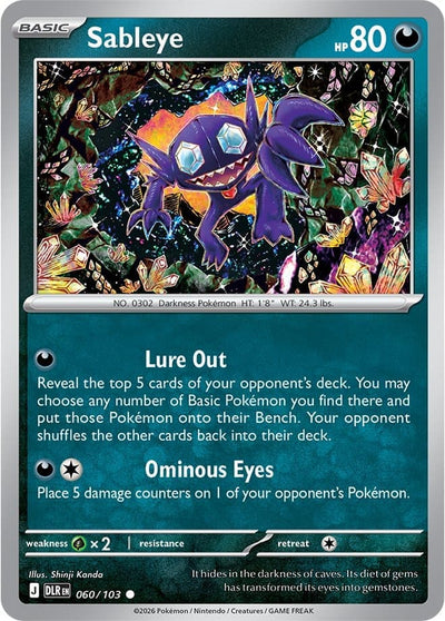 Zobiris 060/103 Delta-Herrschaft Pokémon Karte