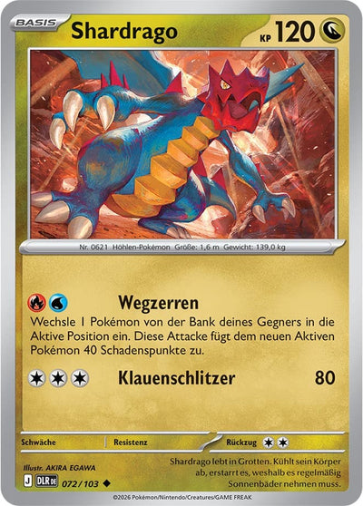 Shardrago 072/103 Delta-Herrschaft Pokémon Karte