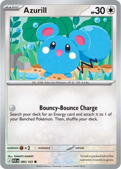 Azurill 080/103 Delta-Herrschaft Pokémon Karte