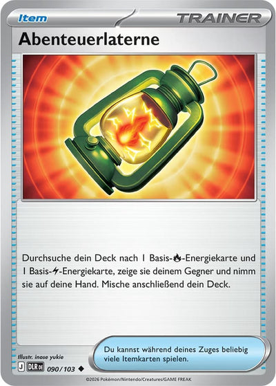 Abenteuerlaterne 090/103 Delta-Herrschaft Pokémon Karte