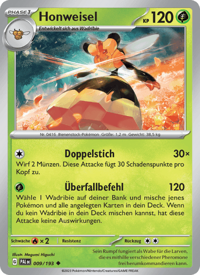 Honweisel 009/193 Entwicklungen in Paldea Pokémon Karte