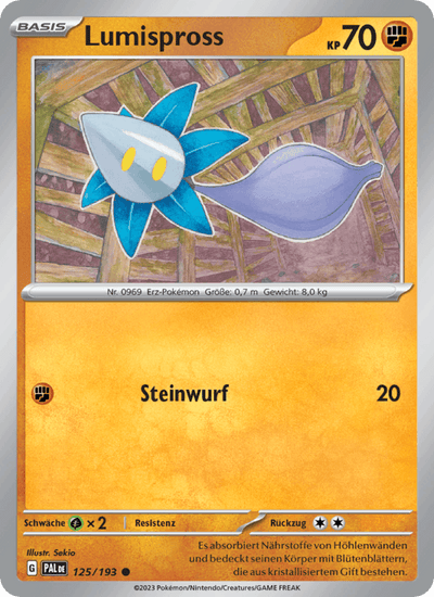 Lumispross 125/193 Entwicklungen in Paldea Pokémon Karte