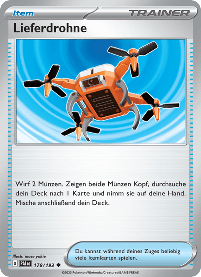 Lieferdrohne 178/193 Entwicklungen in Paldea Pokémon Karte
