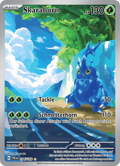 Skaraborn 194/193 Entwicklungen in Paldea Pokémon Karte