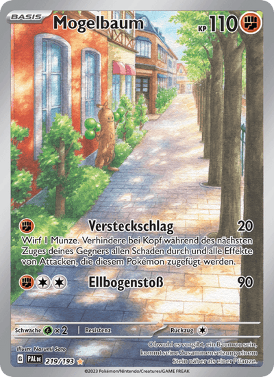Mogelbaum 219/193 Entwicklungen in Paldea Pokémon Karte