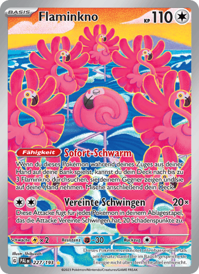 Flaminkno 227/193 Entwicklungen in Paldea Pokémon Karte