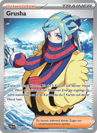 Grusha 253/193 Entwicklungen in Paldea Pokémon Karte