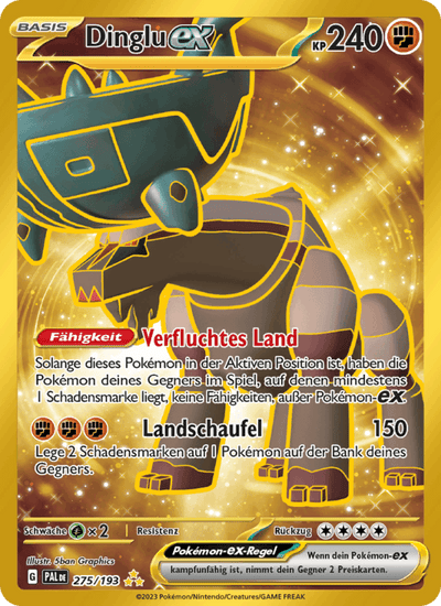 Dinglu-ex 275/193 Entwicklungen in Paldea Pokémon Karte