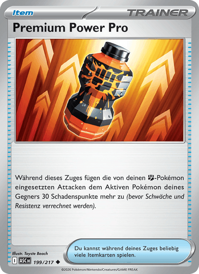 Premium Power Pro 199/217 Erhabene Helden Pokémon Karte