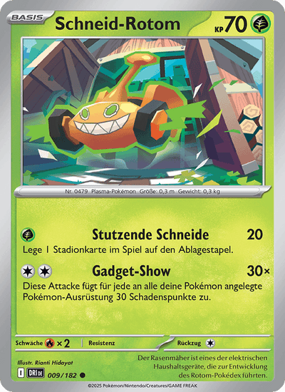 Schneid-Rotom 009/182 Ewige Rivalen Pokémon Karte