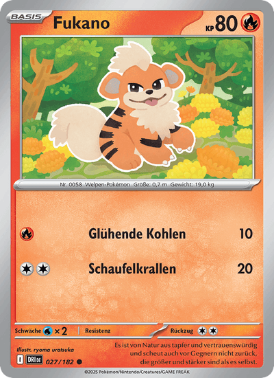 Fukano 027/182 Ewige Rivalen Pokémon Karte
