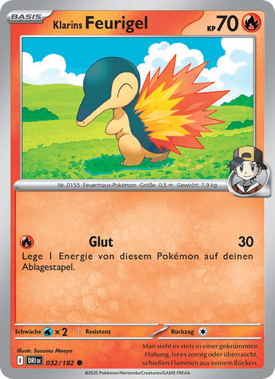 Klarins Feurigel 032/182 Ewige Rivalen Pokémon Karte