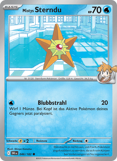 Mistys Sterndu 046/182 Ewige Rivalen Pokémon Karte