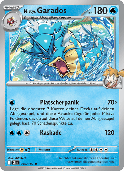 Mistys Garados 049/182 Ewige Rivalen Pokémon Karte