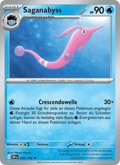 Saganabyss 056/182 Ewige Rivalen Pokémon Karte