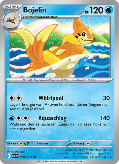 Bojelin 058/182 Ewige Rivalen Pokémon Karte
