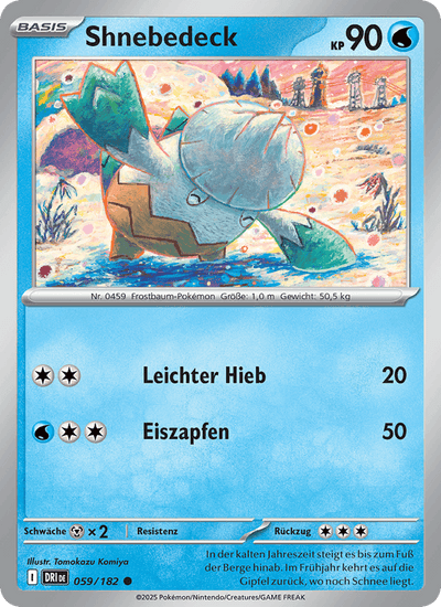 Shnebedeck 059/182 Ewige Rivalen Pokémon Karte