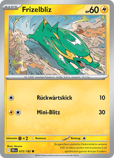 Frizelbliz 075/182 Ewige Rivalen Pokémon Karte