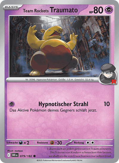 Team Rockets Traumato 079/182 Ewige Rivalen Pokémon Karte