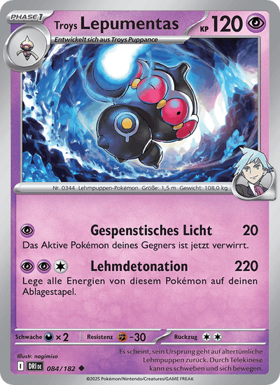 Troys Lepumentas 084/182 Ewige Rivalen Pokémon Karte