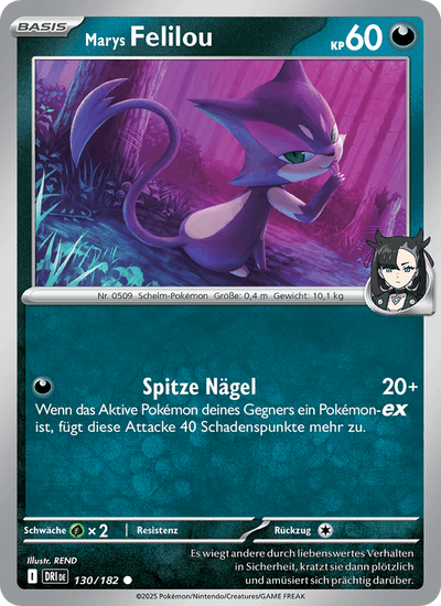 Marys Felilou 130/182 Ewige Rivalen Pokémon Karte