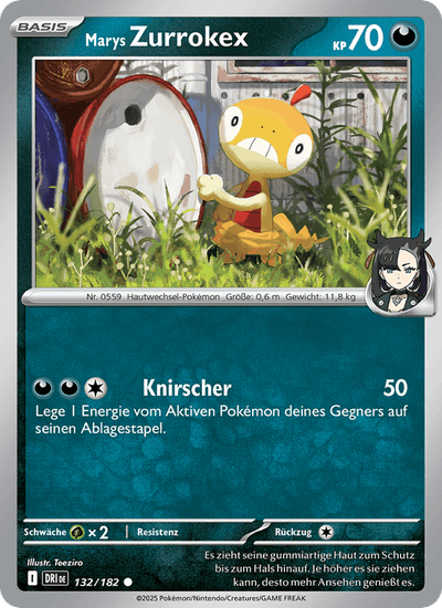 Marys Zurrokex 132/182 Ewige Rivalen Pokémon Karte