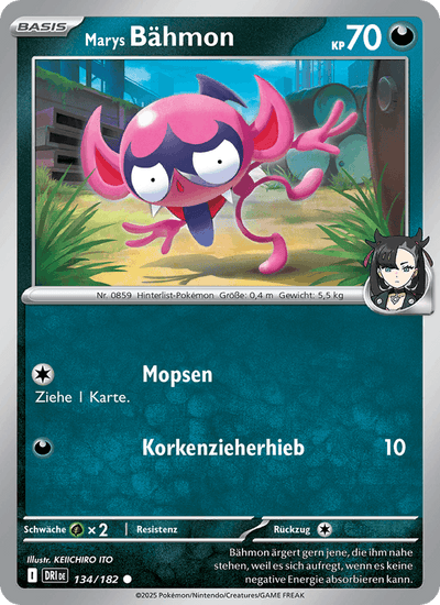 Marys Bähmon 134/182 Ewige Rivalen Pokémon Karte