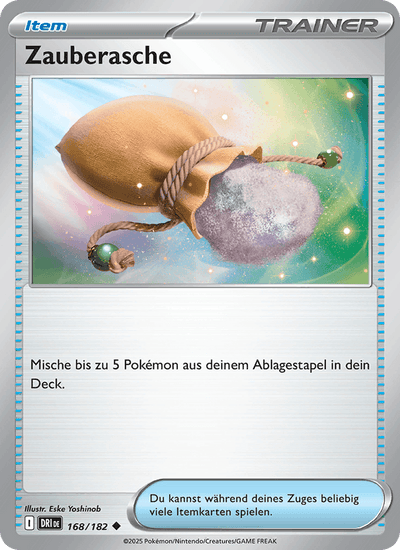 Zauberasche 168/182 Ewige Rivalen Pokémon Karte