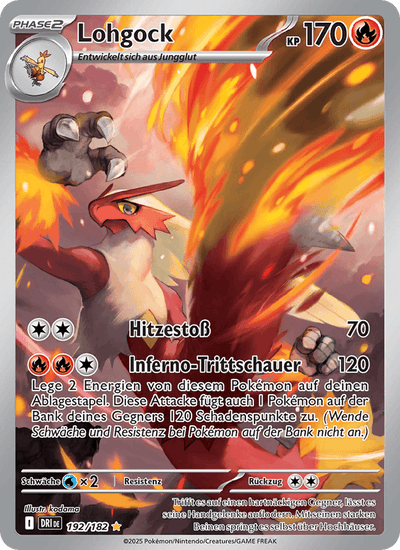 Lohgock 192/182 Ewige Rivalen Pokémon Karte