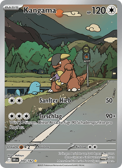 Kangama 204/182 Ewige Rivalen Pokémon Karte
