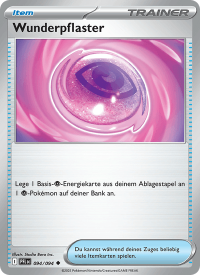 Wunderpflaster 094/094 Fatale Flammen Pokémon Karte